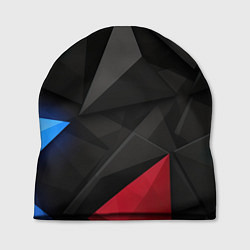 Шапка Black blue red elements, цвет: 3D-принт