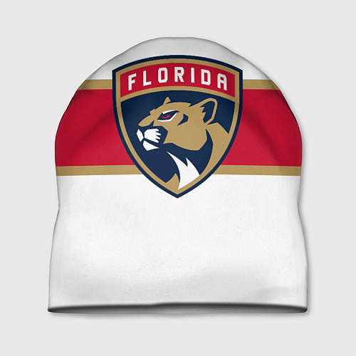 Шапка Florida panthers - uniform - hockey / 3D-принт – фото 1