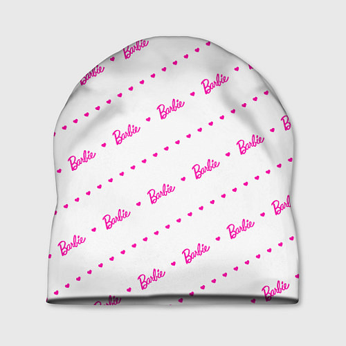 Шапка Барби паттерн - логотип и сердечки / 3D-принт – фото 1