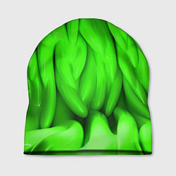 Шапка Зеленая абстрактная текстура, цвет: 3D-принт