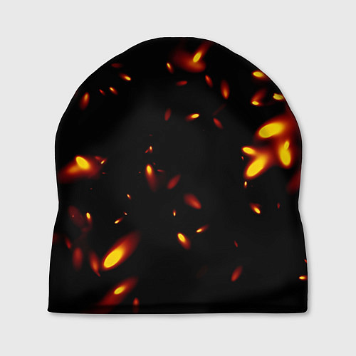 Шапка Разлетающиеся искры пламени / 3D-принт – фото 1