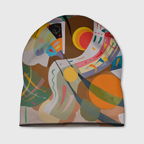 Шапка Искусство Кандинского - Доминирующая кривая / 3D-принт – фото 1