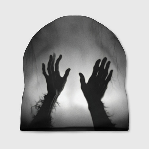 Шапка Руки зомби в ночном тумане / 3D-принт – фото 1