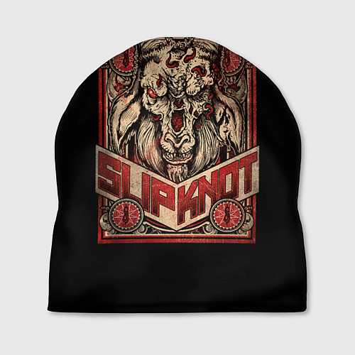 Шапка Slipknot Бафомет / 3D-принт – фото 1