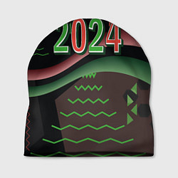 Шапка 2024 абстрактный фон, цвет: 3D-принт