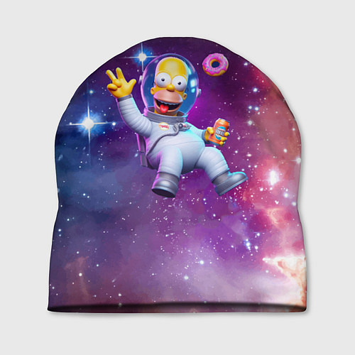 Шапка Homer Simpson in space - ai art / 3D-принт – фото 1