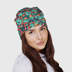 Шапка Драконы с ёлками, цвет: 3D-принт — фото 2