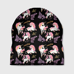 Шапка Единорог цветная грива