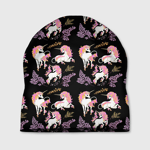 Шапка Единорог цветная грива / 3D-принт – фото 1
