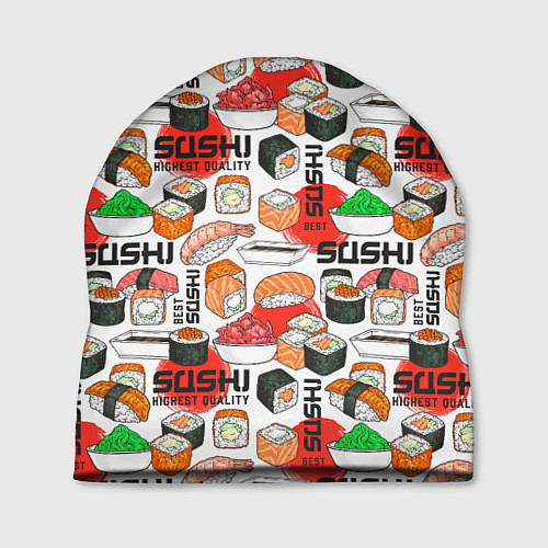 Шапка Best sushi / 3D-принт – фото 1