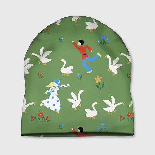 Шапка Надоедливые гуси - паттерн / 3D-принт – фото 1