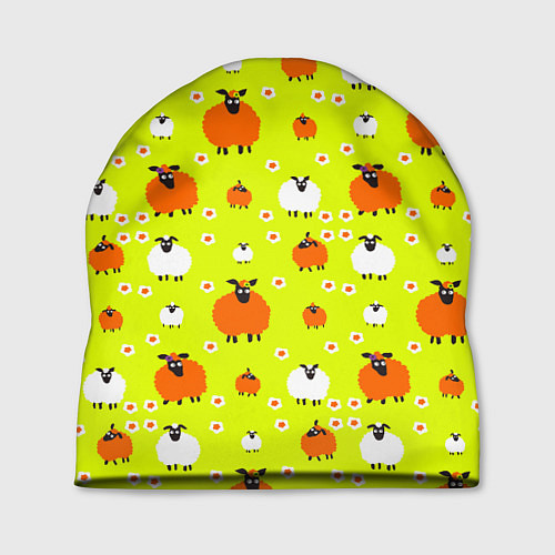 Шапка Стадо овец в поле / 3D-принт – фото 1