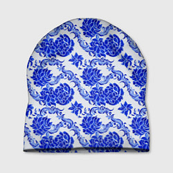 Шапка Гжель классика, цвет: 3D-принт