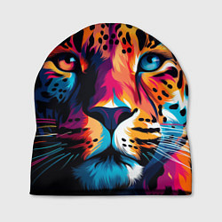 Шапка Портрет леопарда, цвет: 3D-принт