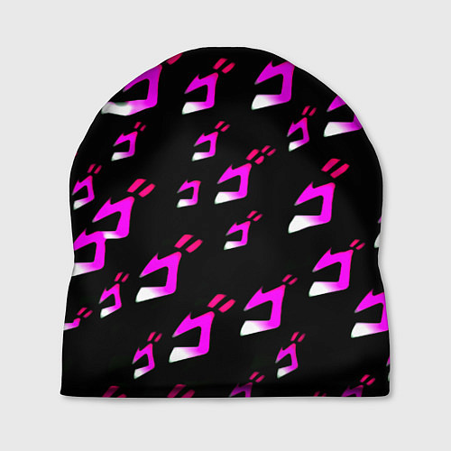 Шапка JoJos Bizarre neon pattern logo / 3D-принт – фото 1