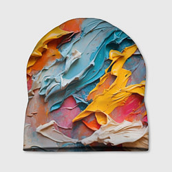 Шапка Абстрактная живопись акрилом, цвет: 3D-принт