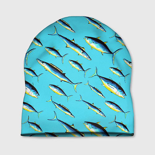 Шапка Косяк рыб в море / 3D-принт – фото 1