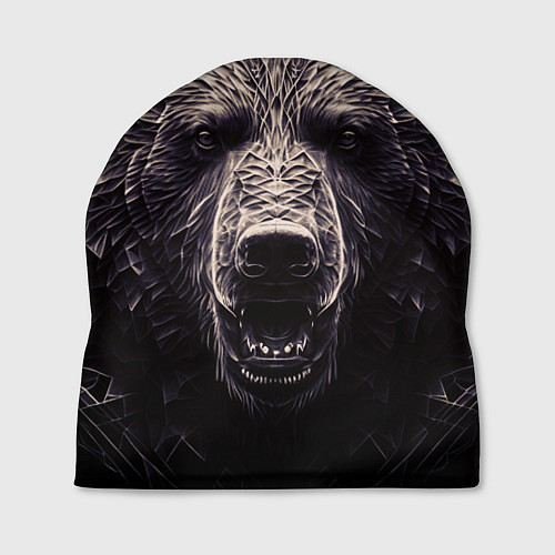 Шапка Бронзовый медведь / 3D-принт – фото 1