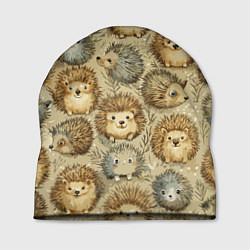 Шапка Паттерн лесной ежик
