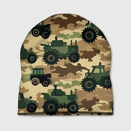 Шапка Трактора камуфляжный паттерн / 3D-принт – фото 1