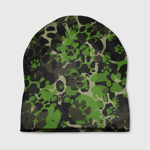 Шапка Котячий камуфляж / 3D-принт – фото 1