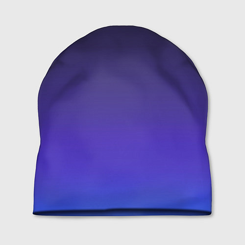 Шапка Градиент тёмно фиолетовый синий / 3D-принт – фото 1