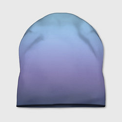 Шапка Градиент фиолетово голубой, цвет: 3D-принт