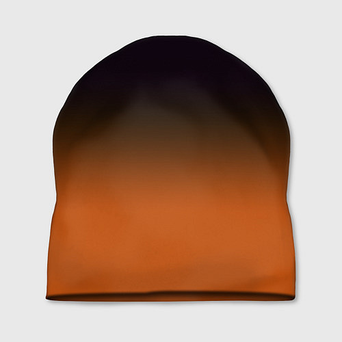 Шапка Градиент от чёрного к оранжевому / 3D-принт – фото 1