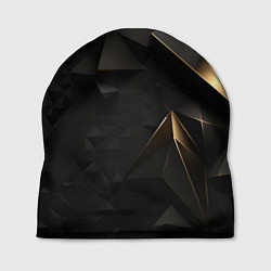 Шапка Black gold luxury, цвет: 3D-принт