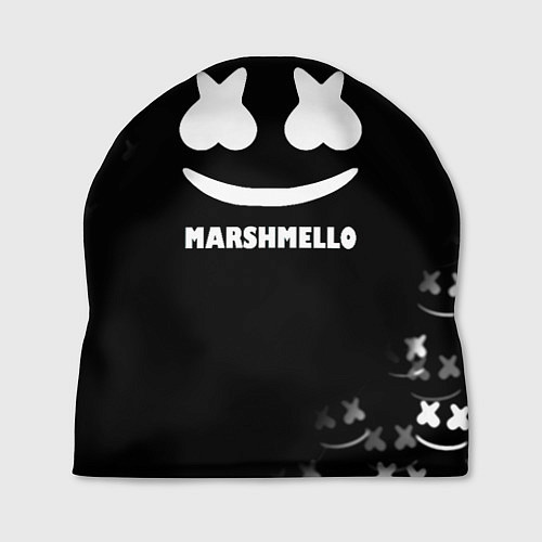 Шапка Marshmello белое лого / 3D-принт – фото 1