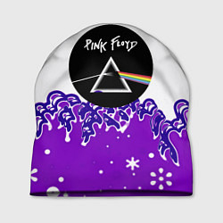 Шапка Pink floyd violet splash, цвет: 3D-принт