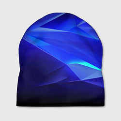 Шапка Black and blue abstract background sport style