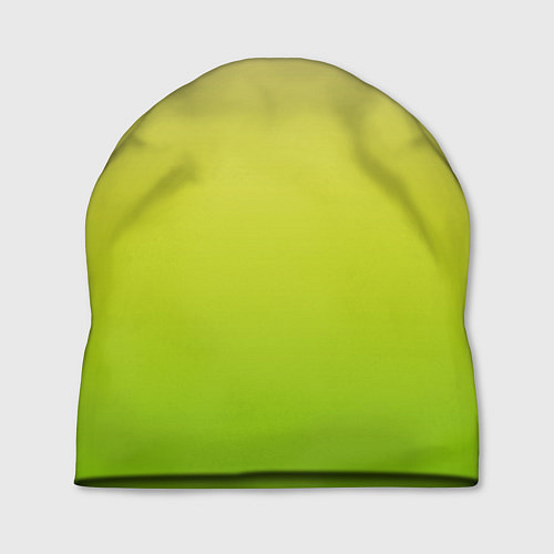 Шапка Градиент лимонный жёлто-салатовый / 3D-принт – фото 1