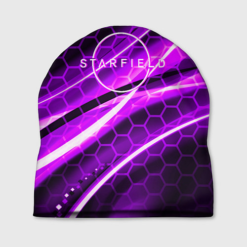 Шапка Starfield game logo neon / 3D-принт – фото 1