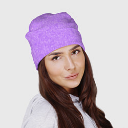 Шапка Светло-сиреневый водная гладь, цвет: 3D-принт — фото 2