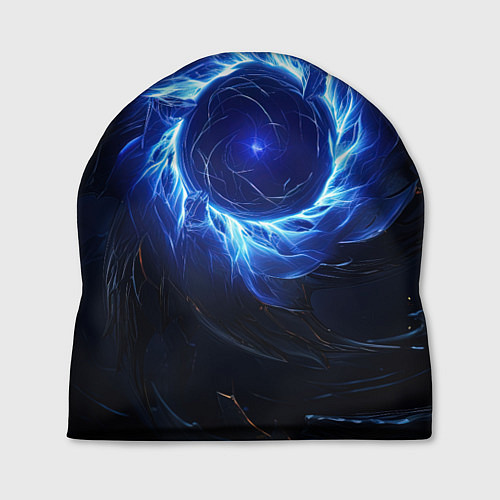 Шапка Синяя магическая абстракция / 3D-принт – фото 1