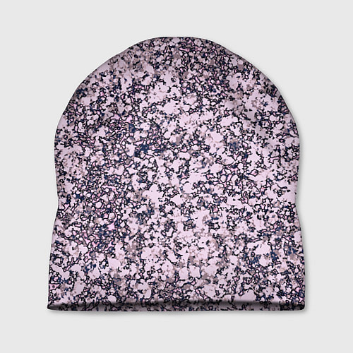 Шапка Сине-розовый текстура камень / 3D-принт – фото 1