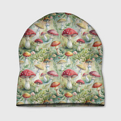 Шапка Дикие грибы лесные мухоморы