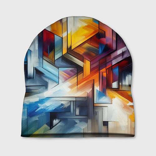 Шапка Абстрактные фигуры / 3D-принт – фото 1