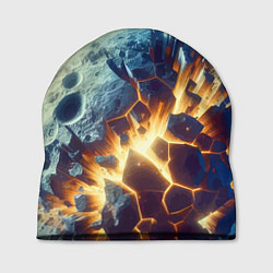 Шапка Взрыв планеты - космос от нейросети, цвет: 3D-принт