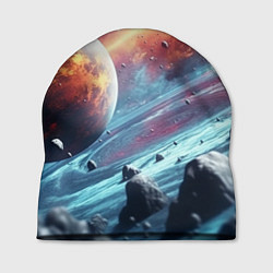Шапка Объемный космос и планеты