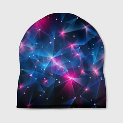 Шапка Яркие неоновые вспышки в космосе