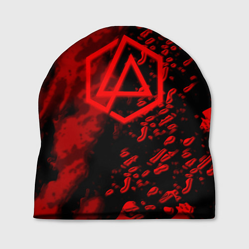 Шапка Linkin park red logo / 3D-принт – фото 1