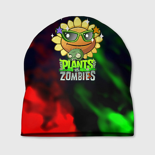 Шапка Plants vs zombies огненный градиент / 3D-принт – фото 1