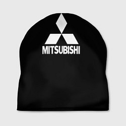 Шапка Mitsubishi logo white, цвет: 3D-принт