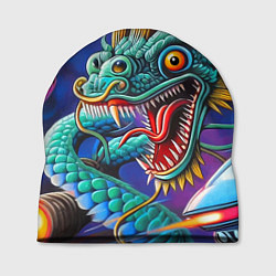 Шапка Фантастическая космическая композиция с драконом -, цвет: 3D-принт
