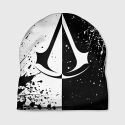 Шапка Assasins Creed - black and white