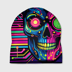 Шапка Pop art skull - ai art