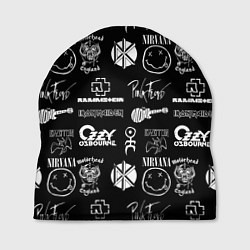Шапка Rock band pattern, цвет: 3D-принт