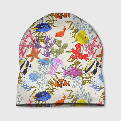 Шапка Морские обитатели моря / 3D-принт – фото 1